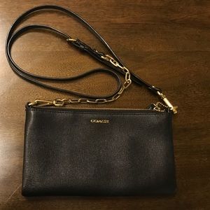 Coach Black Crossbody Wallet Clutch